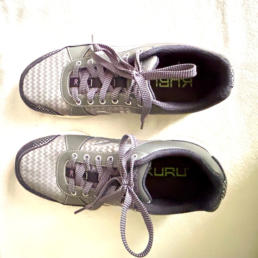 Kuru Quantum Mesh Womens Sneaker/Walking Shoe  Gray Lavender   Size 9.5 Wide